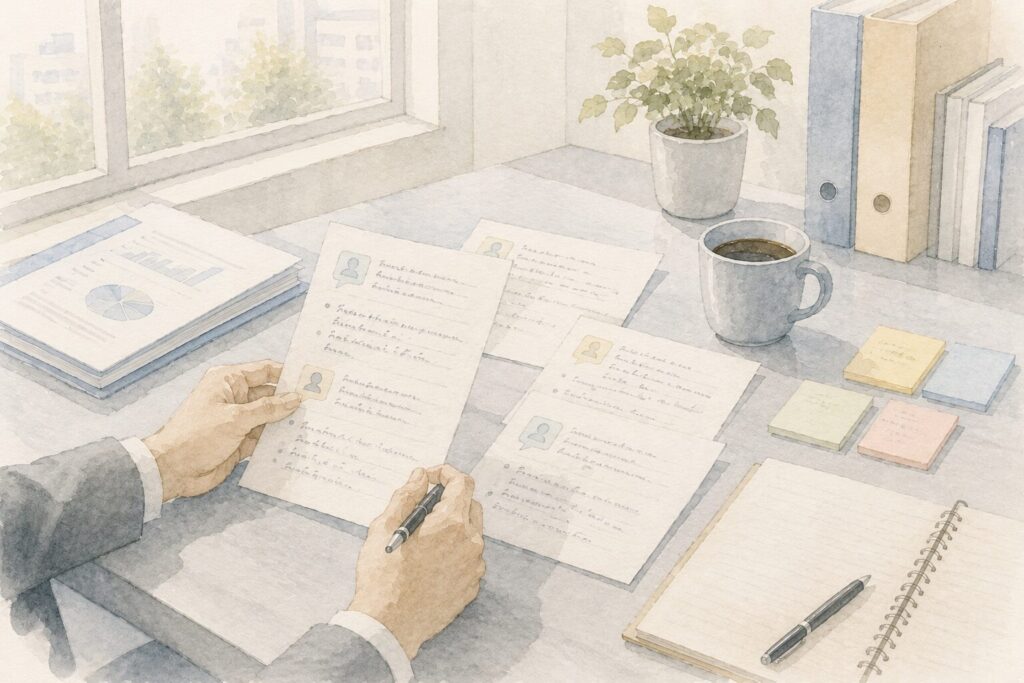オフィスで読むお客様の声